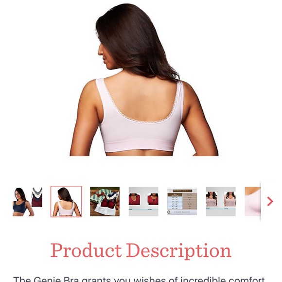 Genie Bra with lace trim.. Size XS/S- 2 pack - Picture 4 of 9